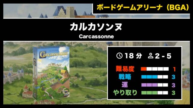 『カルカソンヌ(BGA)』の遊び方・魅力をご紹介!