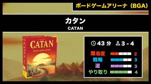 『カタン(BGA)』の遊び方・魅力をご紹介!