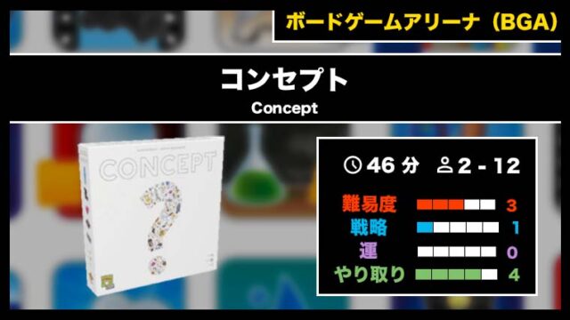 『コンセプト(BGA)』の遊び方・魅力をご紹介!