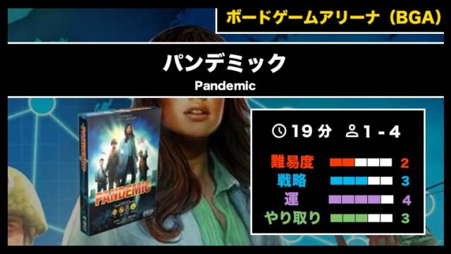 『パンデミック(BGA)』の遊び方・魅力をご紹介!