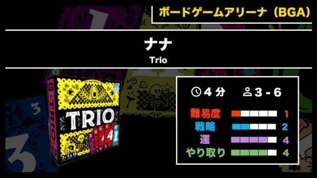 『ナナ(BGA)』の遊び方・魅力をご紹介!