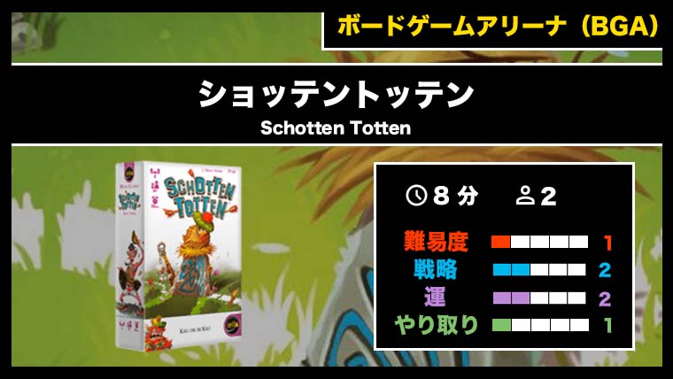 『ショッテントッテン（BGA）』の遊び方・魅力をご紹介！